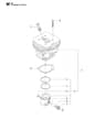Husqvarna 555RXT - Cylinder Piston