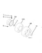 Husqvarna Cth200 Twin - Wheels & Tyres
