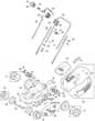 ELECTRESS 38 - 2022 - 291380063/M22 - Mountfield Rotary Mower Main Assembly Diagram