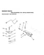 Husqvarna Lrh125 - Sector Gear & Axle Support