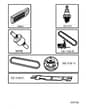 Husqvarna Lt 141 - Frequently Used Parts