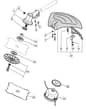 MB 5101 - 2010 - 281720003/MO9 - Mountfield Brushcutter Gear Head Diagram