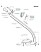 Husqvarna Mondo - Shaft & Handle