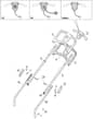 PRINCESS 34 Li - 2016-2018 - 294343063/M16 - Mountfield Rotary Mower Upper Handle Diagram