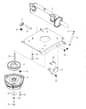 Husqvarna Pz54 - Engine Mounting With Guards & Muffler