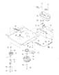 Husqvarna Rz5424 - Engine Mounting With Guards & Muffler