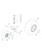 Husqvarna Z448 - Wheels & Tyres