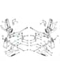 Husqvarna Z454 Xs - Steering Control Mount