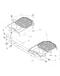 Husqvarna Z460 Xs - Cross Member & Fan Covers