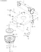 Husqvarna Z560 X - Engine Mounting With Guards & Muffler