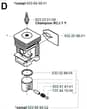 Husqvarna 240RBD - 2000-Current - Cylinder Piston