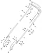 S461R HP - 2012-2014 - 299484043/M12 - Mountfield Rotary Mower Handle Diagram