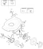 M4820 PD BW 4S - 2018-2022 - 299487023/MTF - Mountfield Rotary Mower Deck Diagram
