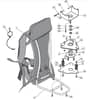 BJ 345 F - 2010-2011 - 285422013/M10 - Mountfield Brushcutter Backpack Diagram