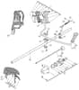 BJ 345 D - 2010 - 285421003/M10 - Mountfield Brushcutter Handle Diagram