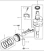 Hayter 21 Inch Heavy Duty - 455E (455E280000001 - 455E280999999) - Piston - Crankshaft Assembly