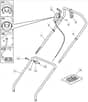 EL 410 - 2008 - 294411663/UM8 - Mountfield Rotary Mower Handle Diagram