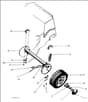 Hayter Hunter 46 Push - 320 (320001001 - 320007036) - Rear Axle Assembly01
