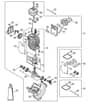 Genuine Stihl KM131 R / A - Engine Ø 43 mm