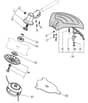 MB 2501 - 2010-2012 - 281420003/MO9 - Mountfield Brushcutter Gear Head Diagram