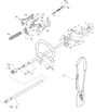 MB 2801 J - 2012-2016 - 280120103/M12 - Mountfield Brushcutter Handle Diagram