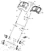 S42R PD Li - 2016 - 299439003/M16 - Mountfield Rotary Mower Handle Diagram