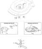 S42R PD Li - 2017-2020 - 299439003/M17 - Mountfield Rotary Mower Blade Diagram