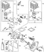Genuine Stihl HT75 / A - Crankcase, Cylinder