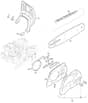 MC 4216 - 2017-2022 - 240421603/M17 - Mountfield Chainsaw Housing Diagram