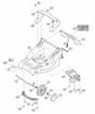Genuine Stihl RM443.0 T / B - Housing, Front axle