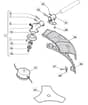 MB 2801 J - 2012-2016 - 280120103/M12 - Mountfield Brushcutter Gear Head Diagram