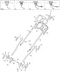 PRINCESS 38 - 2012-2020 - 294380063/M12 - Mountfield Rotary Mower Upper Handle Diagram