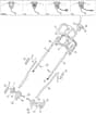 PRINCESS 38 Li - 2015 - 294385063/M15 - Mountfield Rotary Mower Handle Diagram