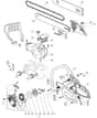 MC 3816 - 2009 - 223516003/MO8 - Mountfield Chainsaw Housing Diagram