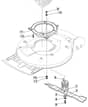 MULTICLIP 500 PD - 2011 - 291502023/M11 - Mountfield Rotary Mower Blade Diagram