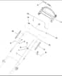 Hayter R48 - 447E (280000001 - 280999999) - Upper Handle Assy