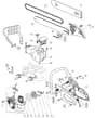 MC 3814 - 2011 - 223514003/MO8 - Mountfield Chainsaw Housing Diagram