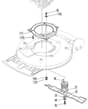 MULCHER 501 PD - 2010 - 291502043/M10 - Mountfield Rotary Mower Blade Diagram