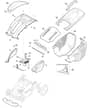 PRINCESS 34 Li Kit - 2021-2022 - 294346063/M21 - Mountfield Rotary Mower Grass Bag Diagram