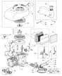 S461R HP - 2010-2013 - 294486043/M10 - Mountfield Rotary Mower WBE0702 Engine Diagram