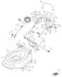 46R HP - 2005 - 294480673 - Mountfield Rotary Mower Handle Diagram
