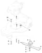HP41 - 2017-2020 - 297411048/M17 - Mountfield Rotary Mower Blade Diagram