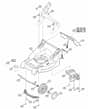 Genuine Stihl RMA443 TC / B - Housing, Front axle