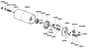Qualcast Classic Petrol 43S - F016306542 - Rear Roller Assembly