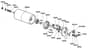 Atco Balmoral 14S - F016307042 - Rear Roller Assembly