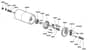 Atco Balmoral 14SE - F016307942 - Rear Roller Assembly