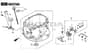 HP425 - 2019-2021 - 2L0431038/M19 - Mountfield Rotary Mower Crankcase Diagram