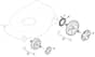 HW511 PD ES - 2010 - 299532543/M10 - Mountfield Rotary Mower Wheels Diagram
