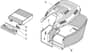 MOLEMASTER 46PD - 2016-2018 - 299274648/M16 - Mountfield Rotary Mower Grass Bag Diagram