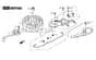 HP425 - 2019-2021 - 2L0431038/M19 - Mountfield Rotary Mower Flywheel Diagram